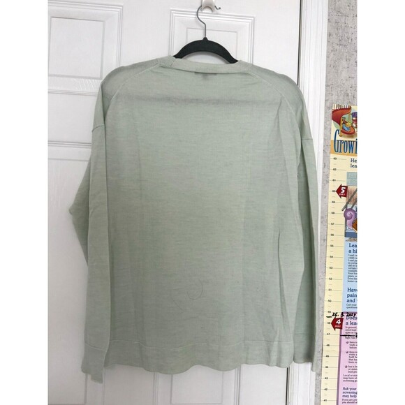 NWOT J.Crew Merino Wool Mint Medium Women’s Sweater - Picture 7 of 8